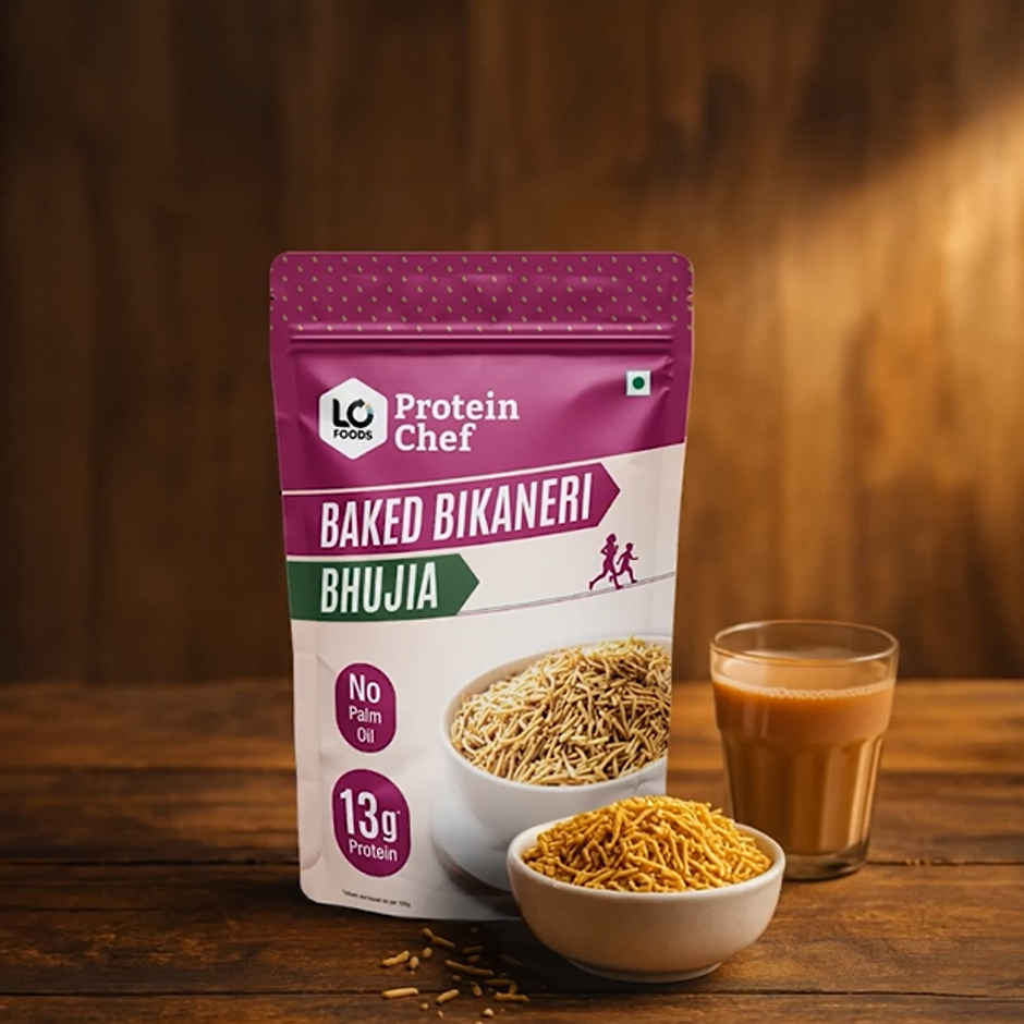 Protein Chef Baked Bikaneri Bhujia | No Palm Oil High Protein Healthy Snacks