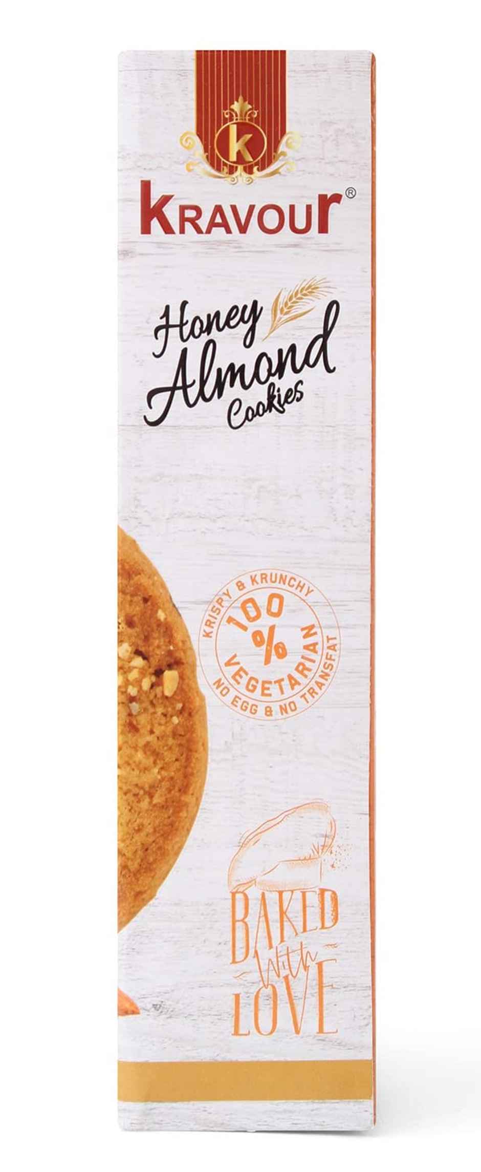 Kravour Honey Almond Cookies