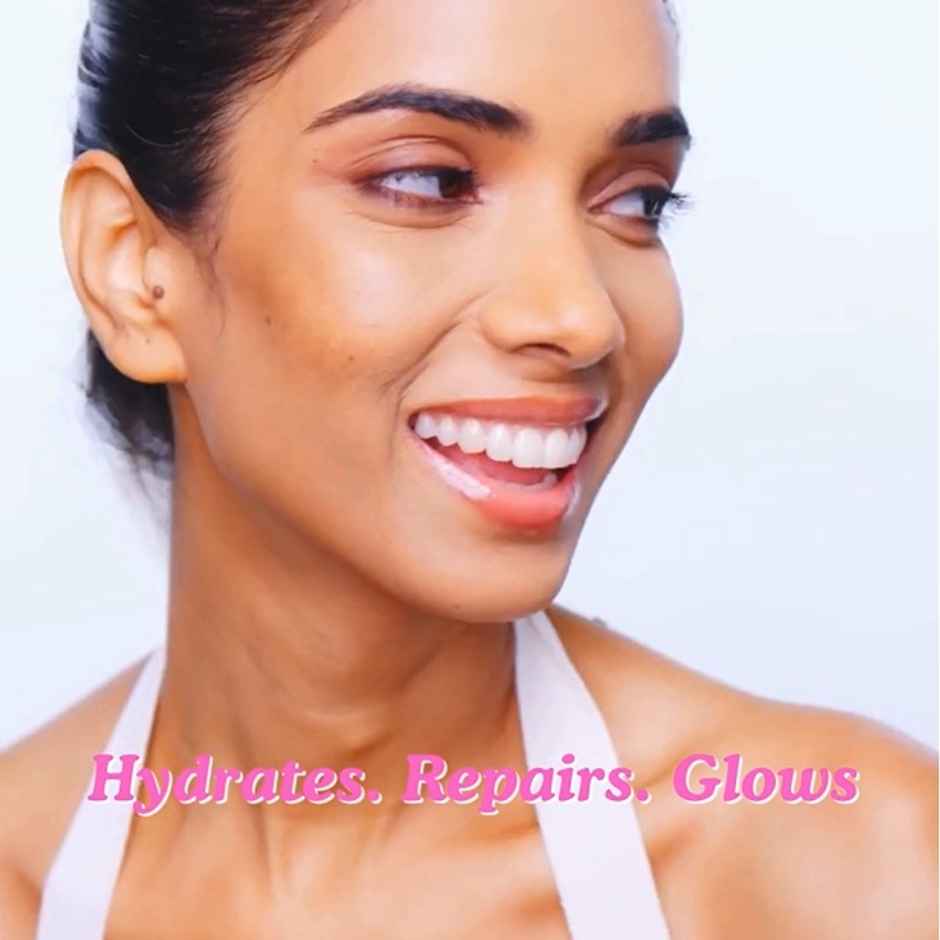 The Skin Diet Company Lip Barrier Oil Clear Gloss With Peptides Hydrates | For Dry & Pigmented Lips