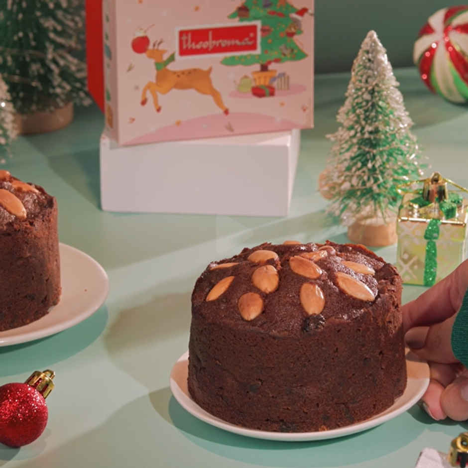 Theobroma Christmas Plum Cake | Eggless/Veg