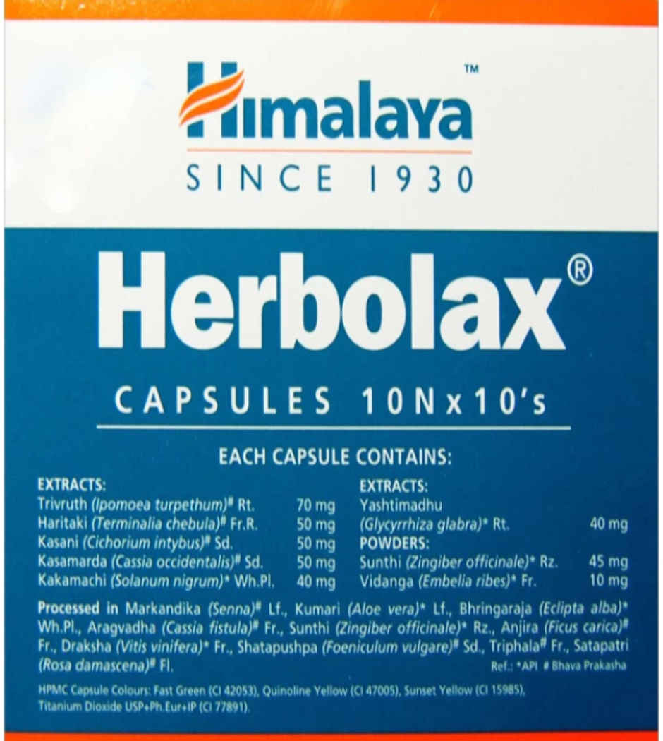 Himalaya Herbolax Capsule 10