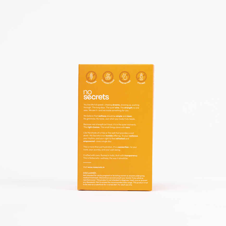 No Secrets Perfect Hydration Duo Electrolytes & Antioxidants Orange Fresh