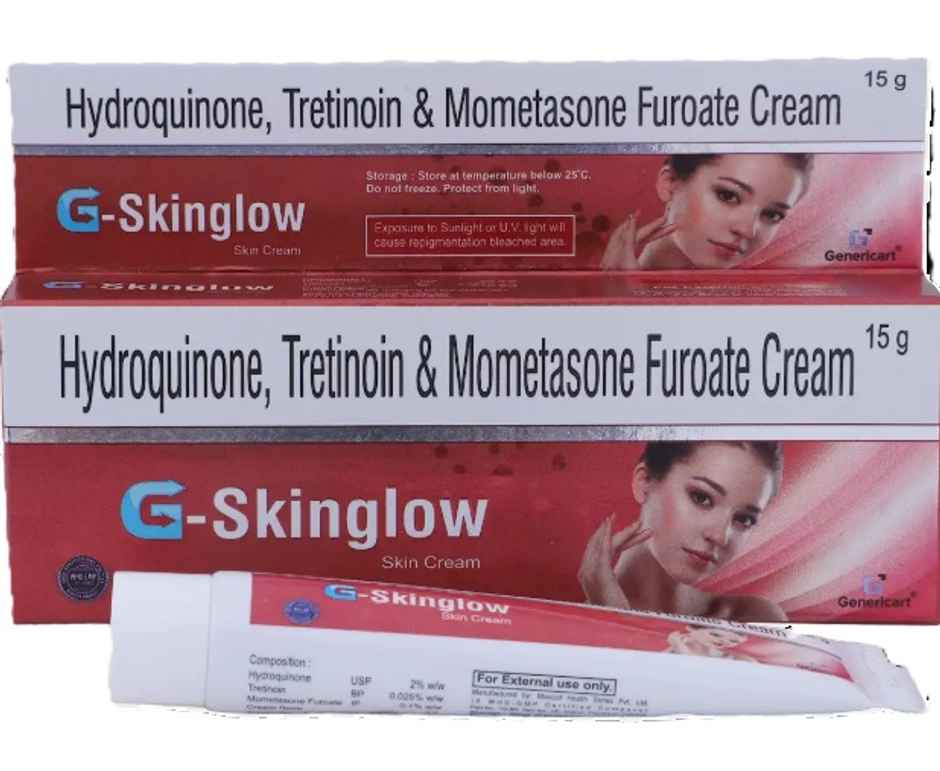 Genericart Hydroquinone 2% W/W,Tretinoin 0.025% W/W,Mometasone Furoate 0.1% W/W Cream