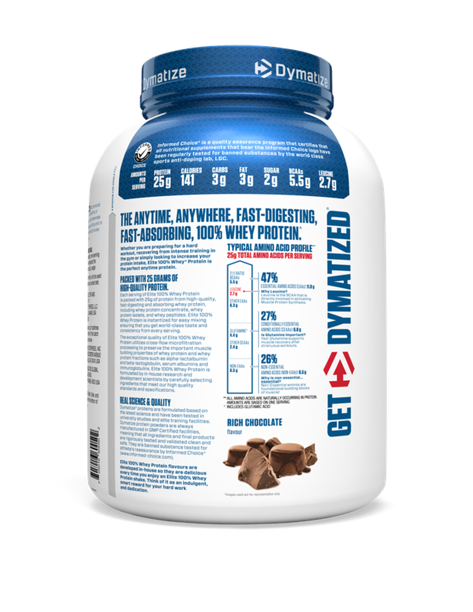 Dymatize Elite Complete Whey Protein | Rich Chocolate