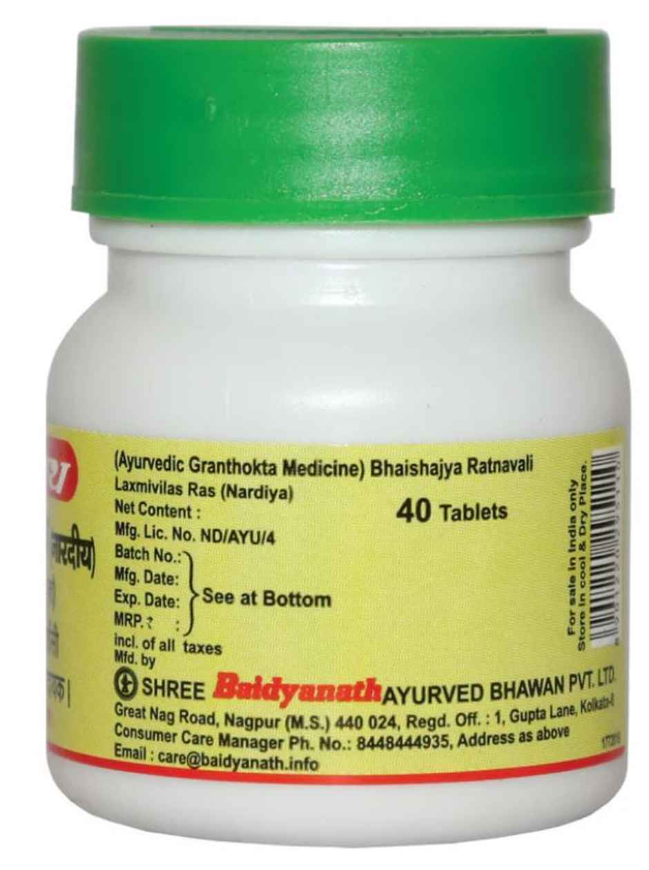 Baidyanath Laxmivilas Ras Tablet