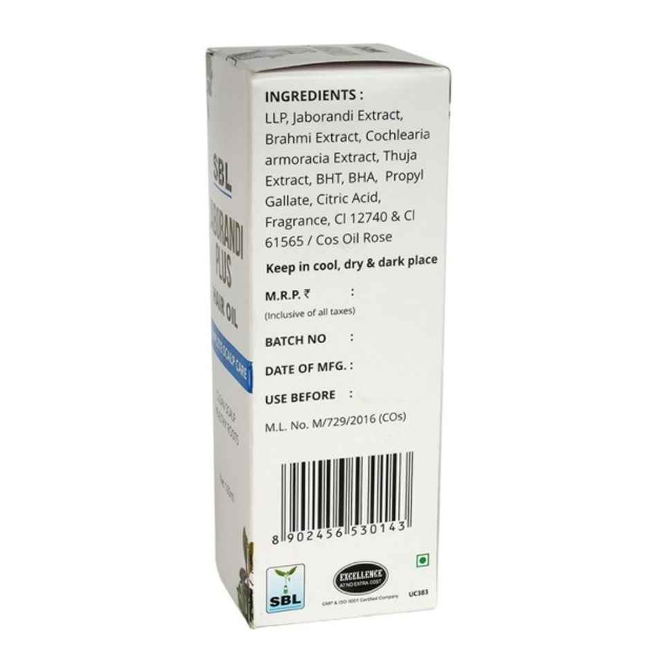 SBL Jaborandi Plus Hair Oil 100mL