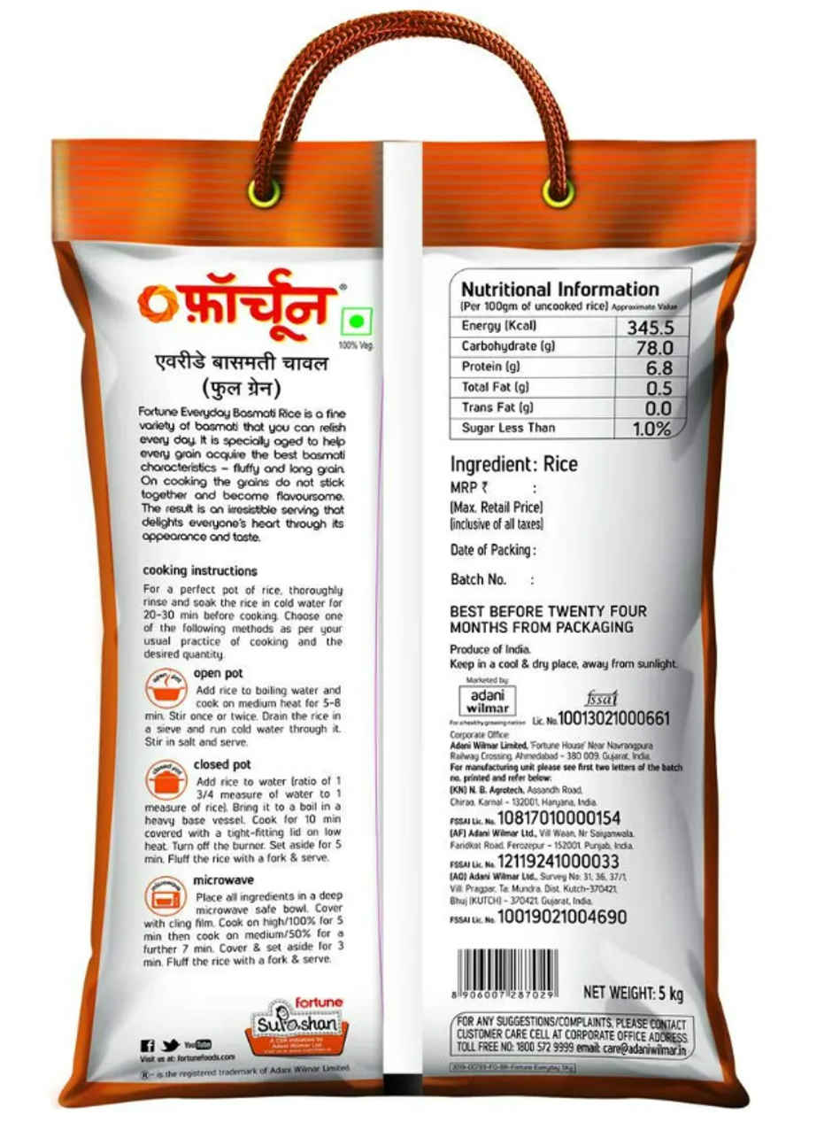 Fortune Everyday Basmati Rice