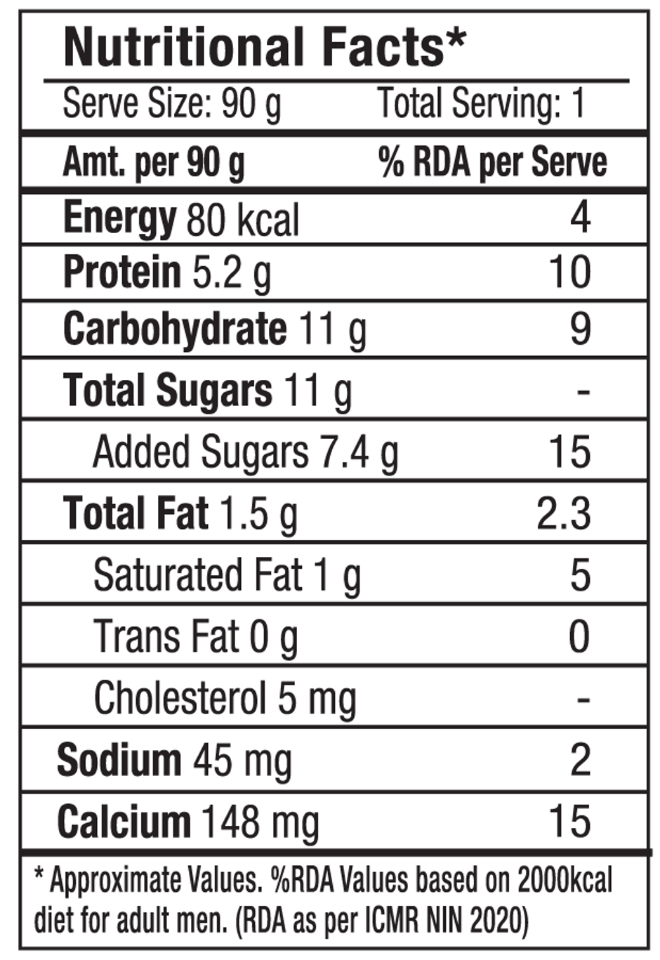 Epigamia Greek Yogurt- Strawberry Combo
