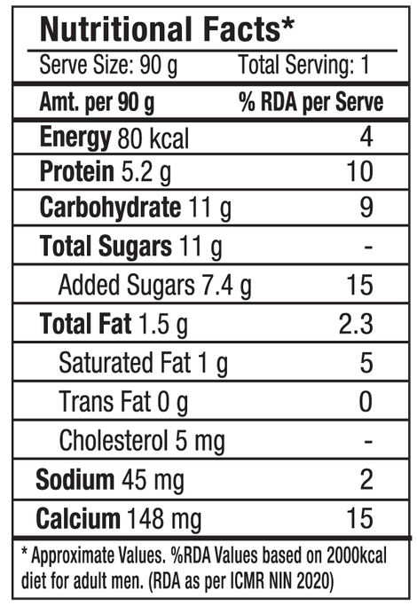 Epigamia Greek Yogurt- Strawberry Combo