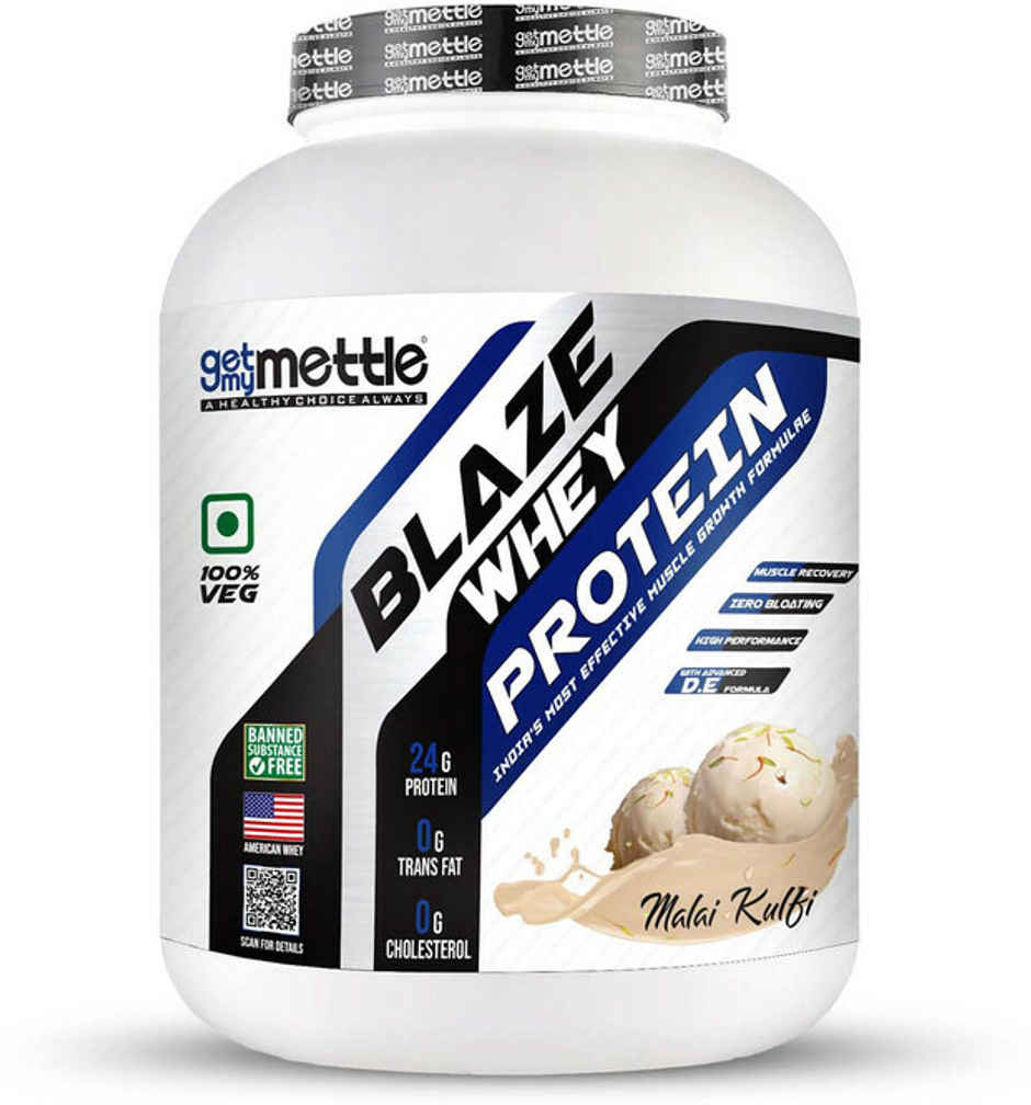 Getmymettle Blaze Whey Protein (Malai Kulfi)