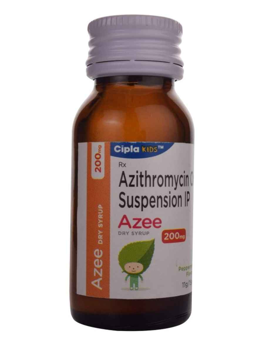Azee 200mg Peppermint Flavour Dry Syrup