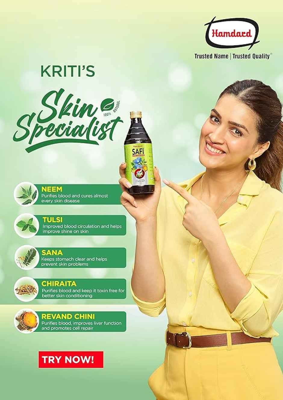 Hamdard Safi Natural Blood Purifier Syrup 200mL