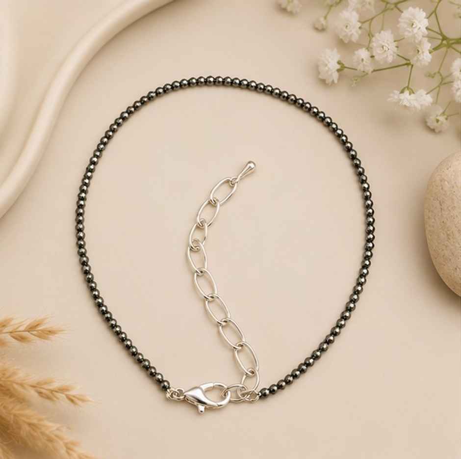 Pyrite Crystal Anklet | ServDharm