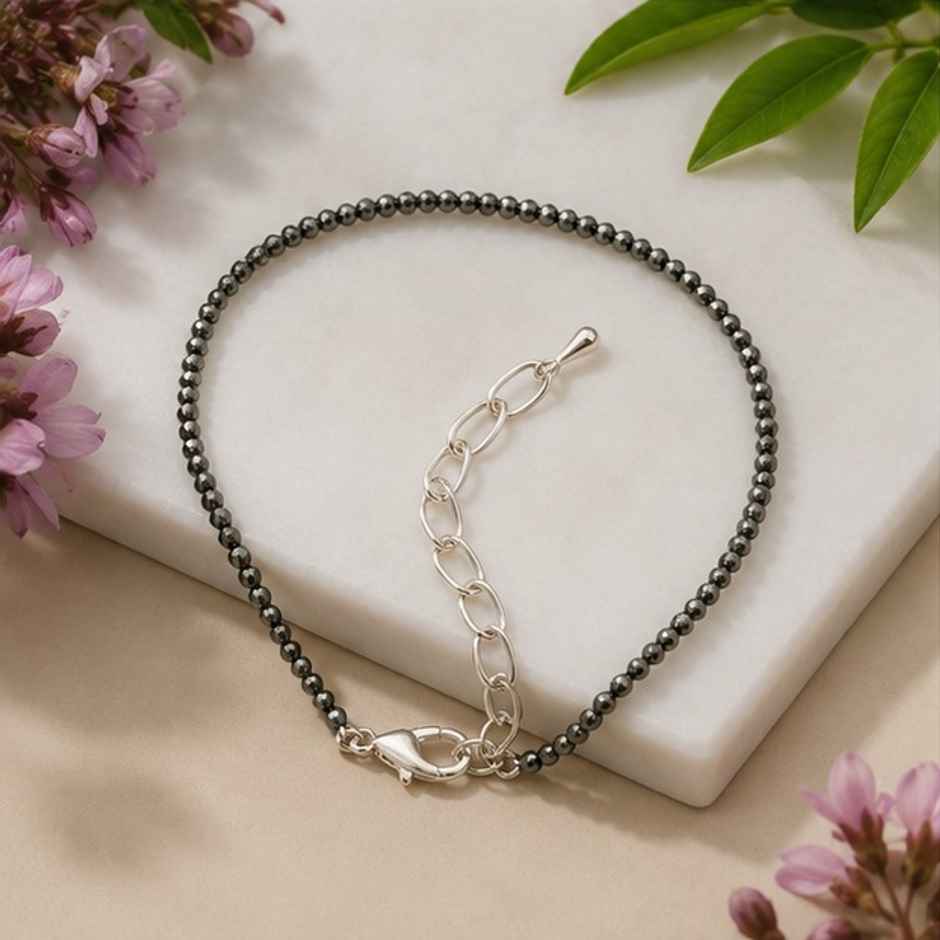 Pyrite Crystal Anklet | ServDharm