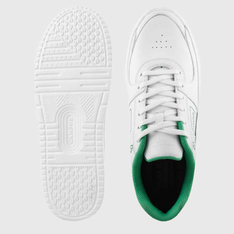 Campus Og-10 White Green Men's Sneaker - UK 7