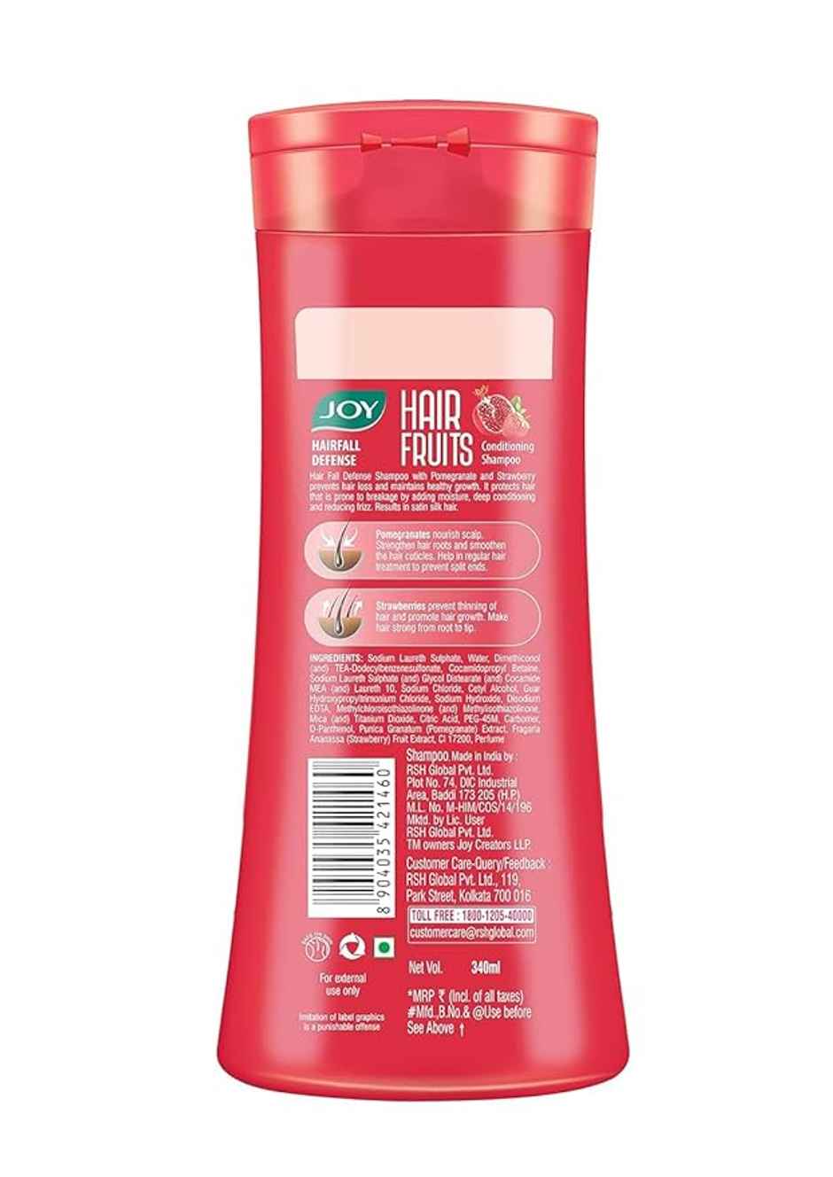 JOY Hair Fruits Hair Fall Defense Conditioning Shampoo