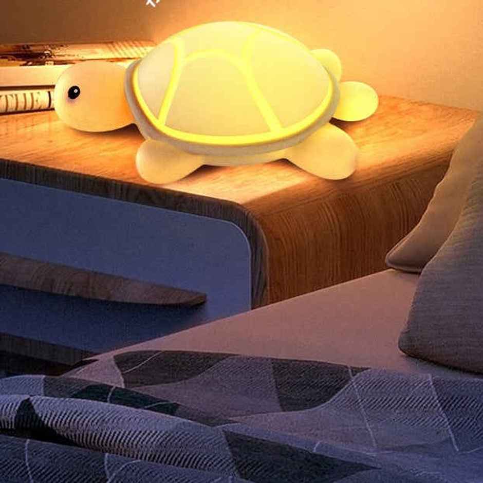 Hashwow Silicone Cute Turtle LED Night Light | Perfect Gift for Kids & Girls | Bedside Room Decor