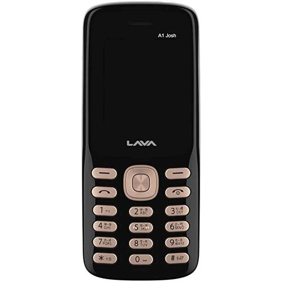 Lava A1 Josh Dual Sim Keypad Mobile | 1.77" Display | 1000 mAh Battery | Bol Feature | Black Gold