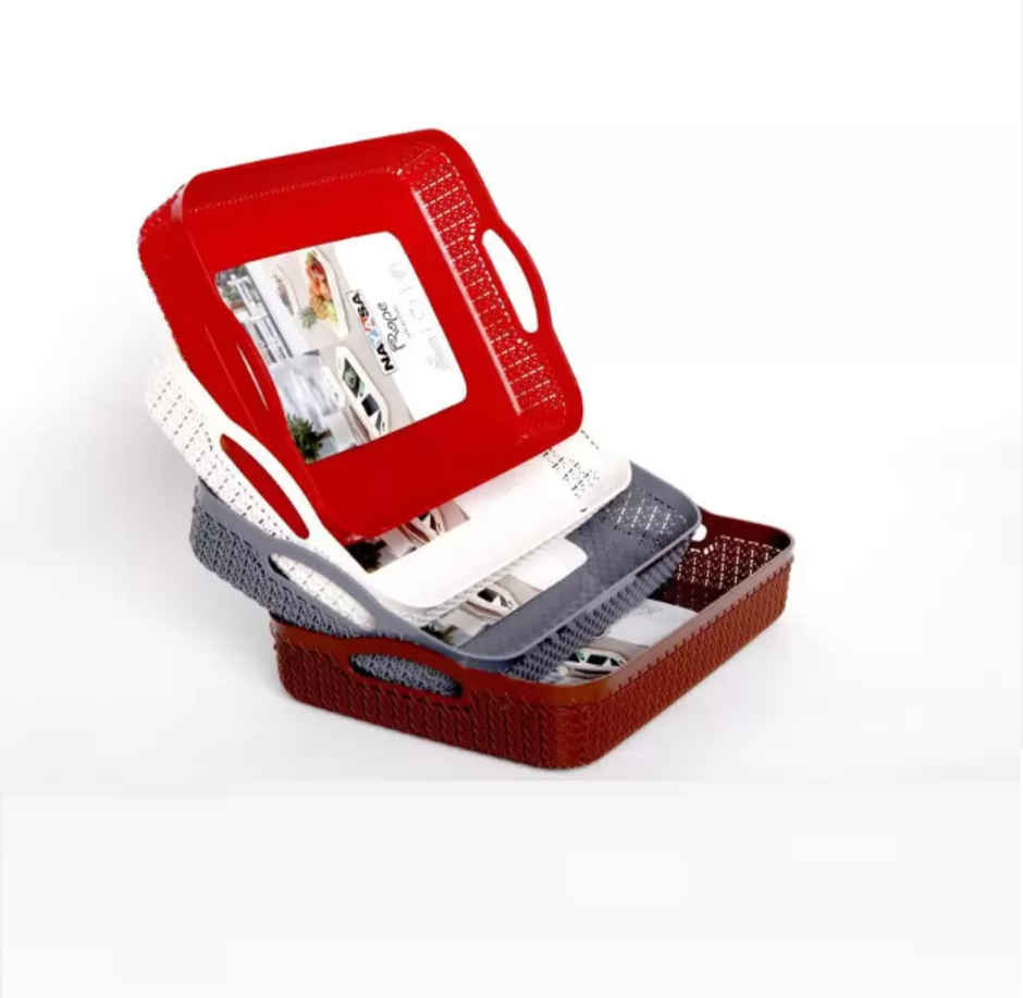 Nayasa Rope Basket Rectangle (Colour May Vary)