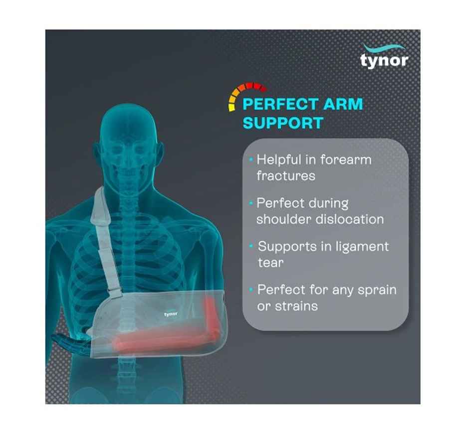 Tynor Pouch Arm Sling Baggy Grey L