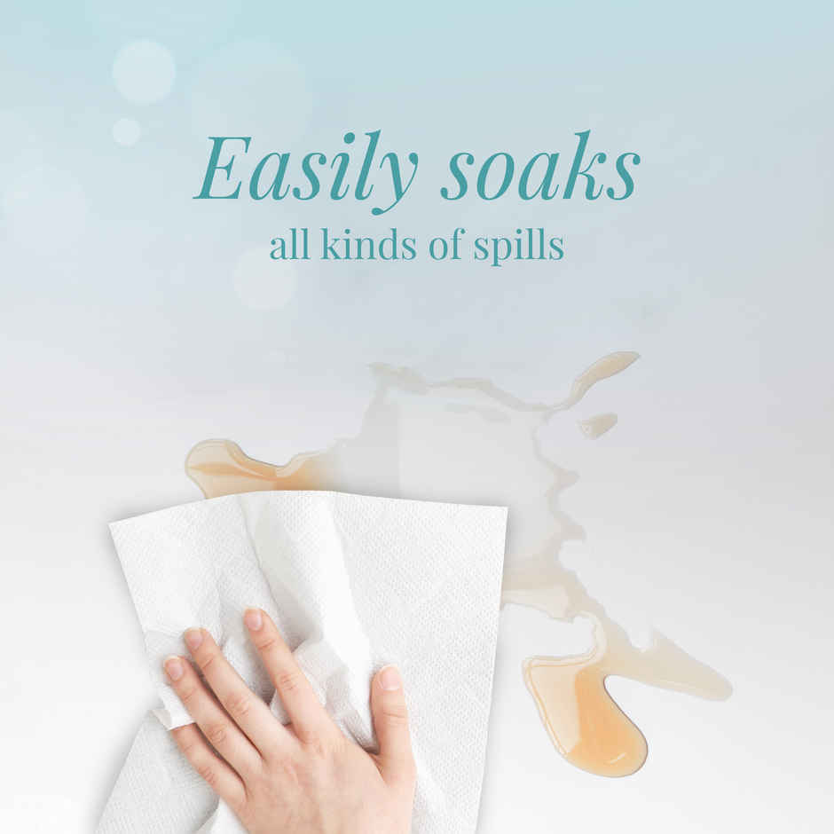 Origami Reusable Kitchen Towel Roll - 25 Sheets, Washable up to 2500 Times | Highly Absorbent