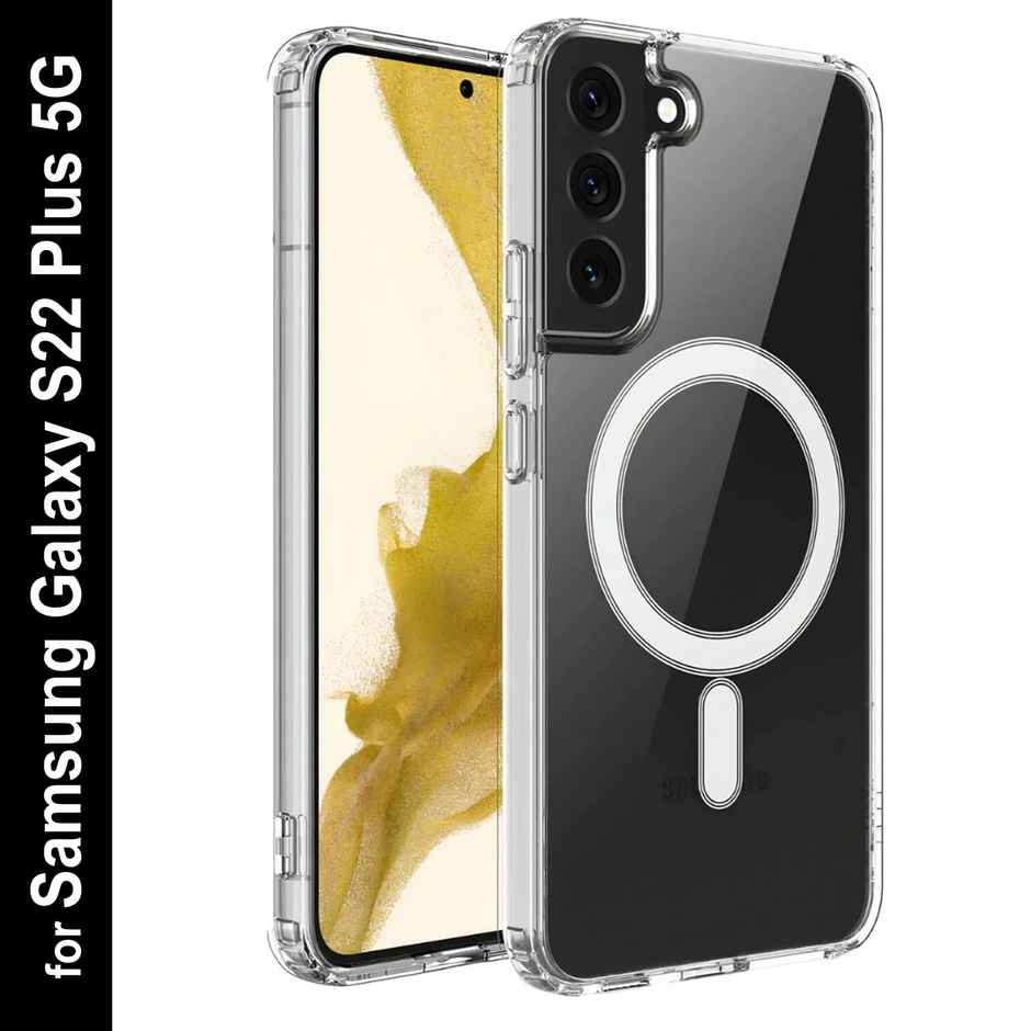 Zapcase Back Cover for Samsung Galaxy S22 Plus 5G | MagSafe-Clear