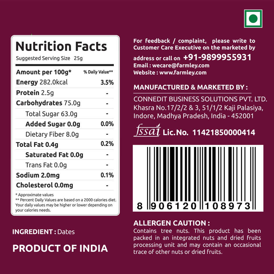 Farmley Kalmi Dates | Naturally Sweet Khajoor