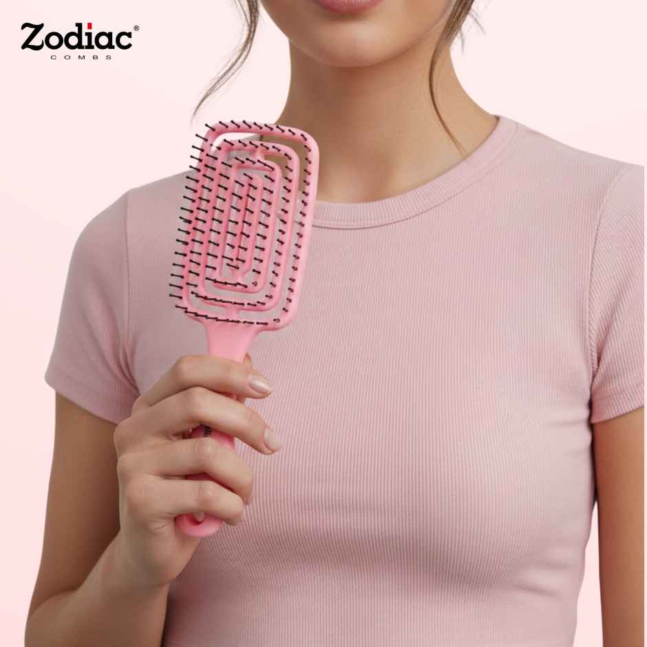 Zodiac Paddle Pop Hair Brush | Candy Pink