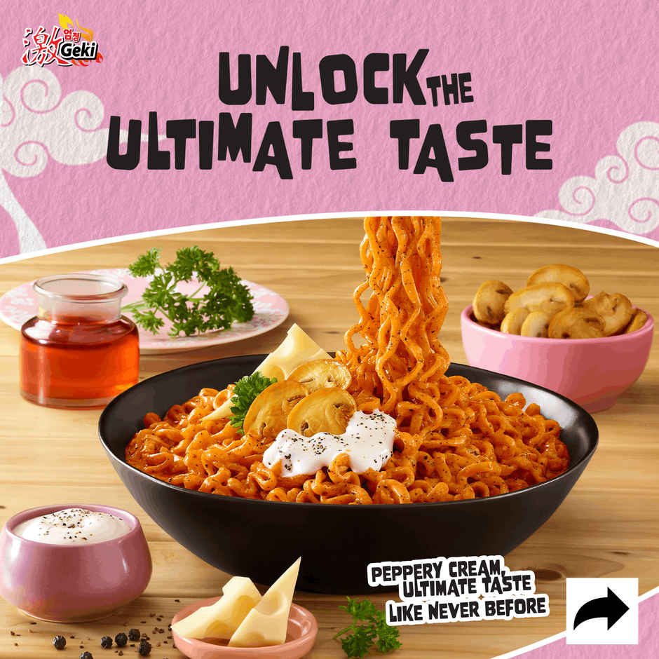 Nissin Geki Carbonara Creamy Veg