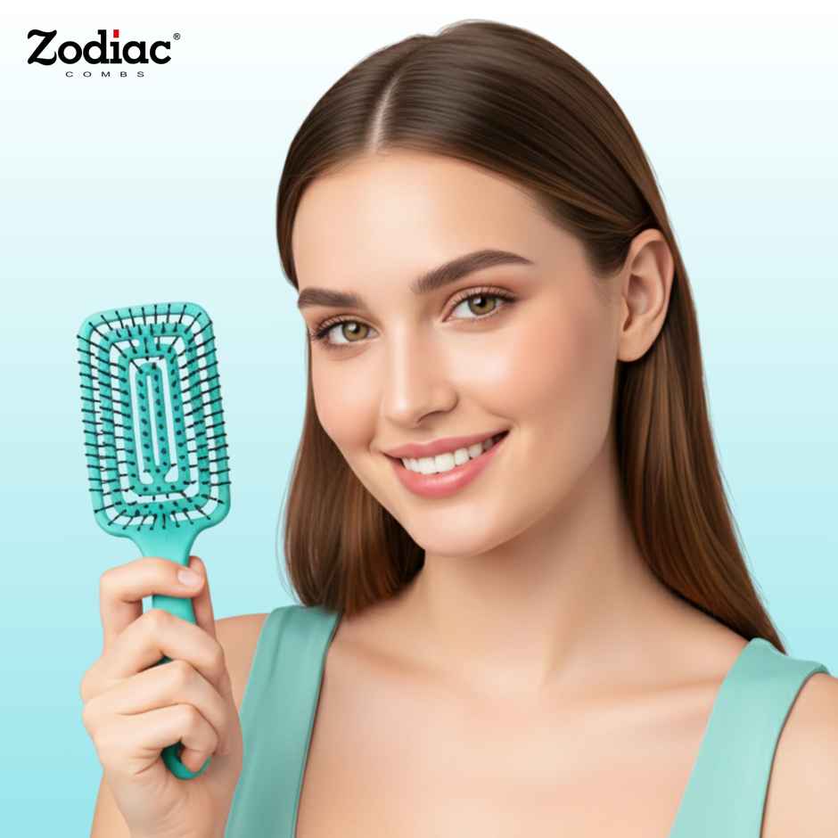 Zodiac Paddle Pop Hair Brush | Mystic Green