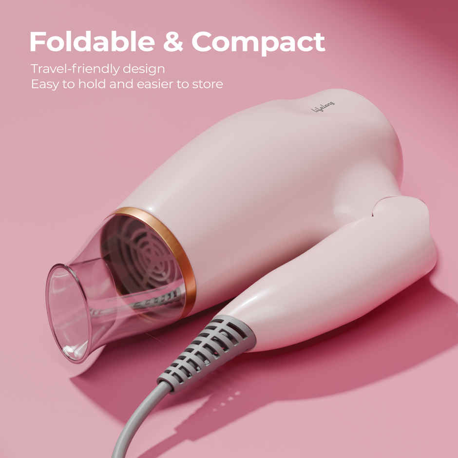 Lifelong JetSet Travel Hair Dryer with Concentrator, 1200 W