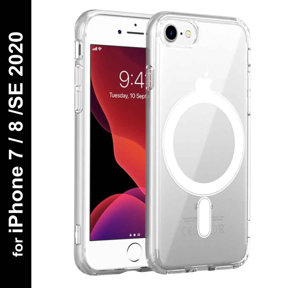 Zapcase Back Cover for Apple iPhone 7 | Apple iPhone 8 | Apple iPhone SE 2020 | MagSafe-Clear