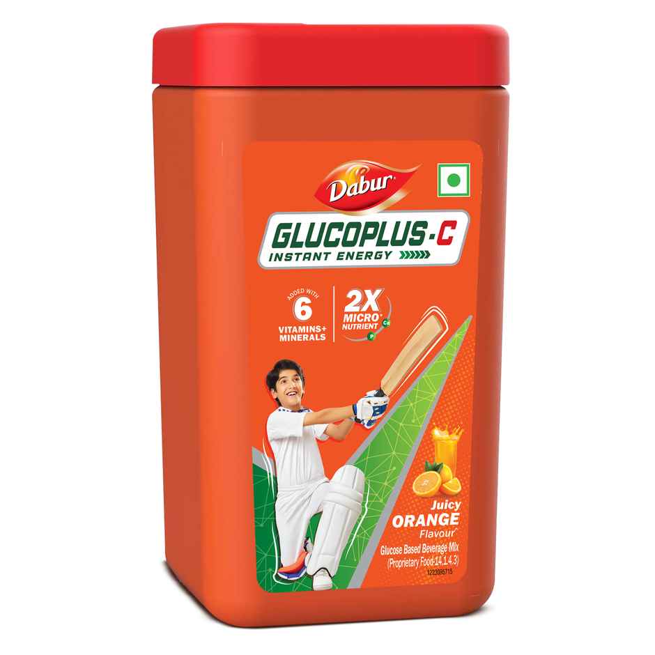 Dabur Glucoplus-C Orange Instant Energy Glucose Powder