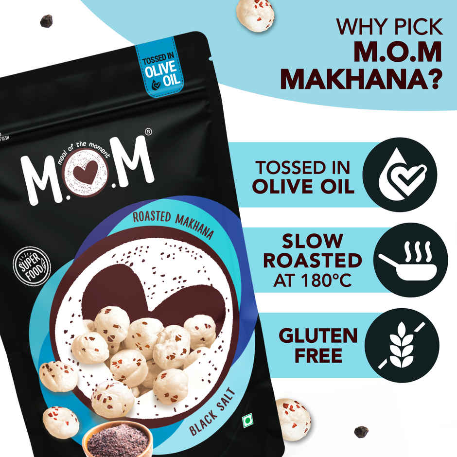 MOM Black Salt Roasted Makhana
