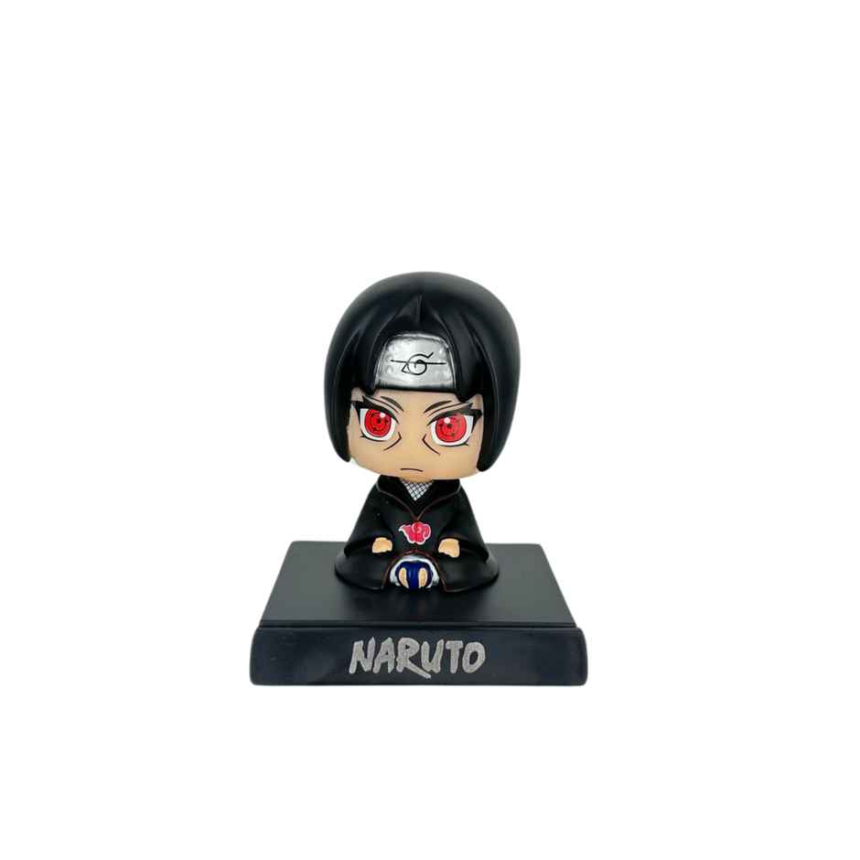 RideRevamp Itachi Uchiha Action Figure | Naruto Anime Collectible 21.5cm (Black, Red)