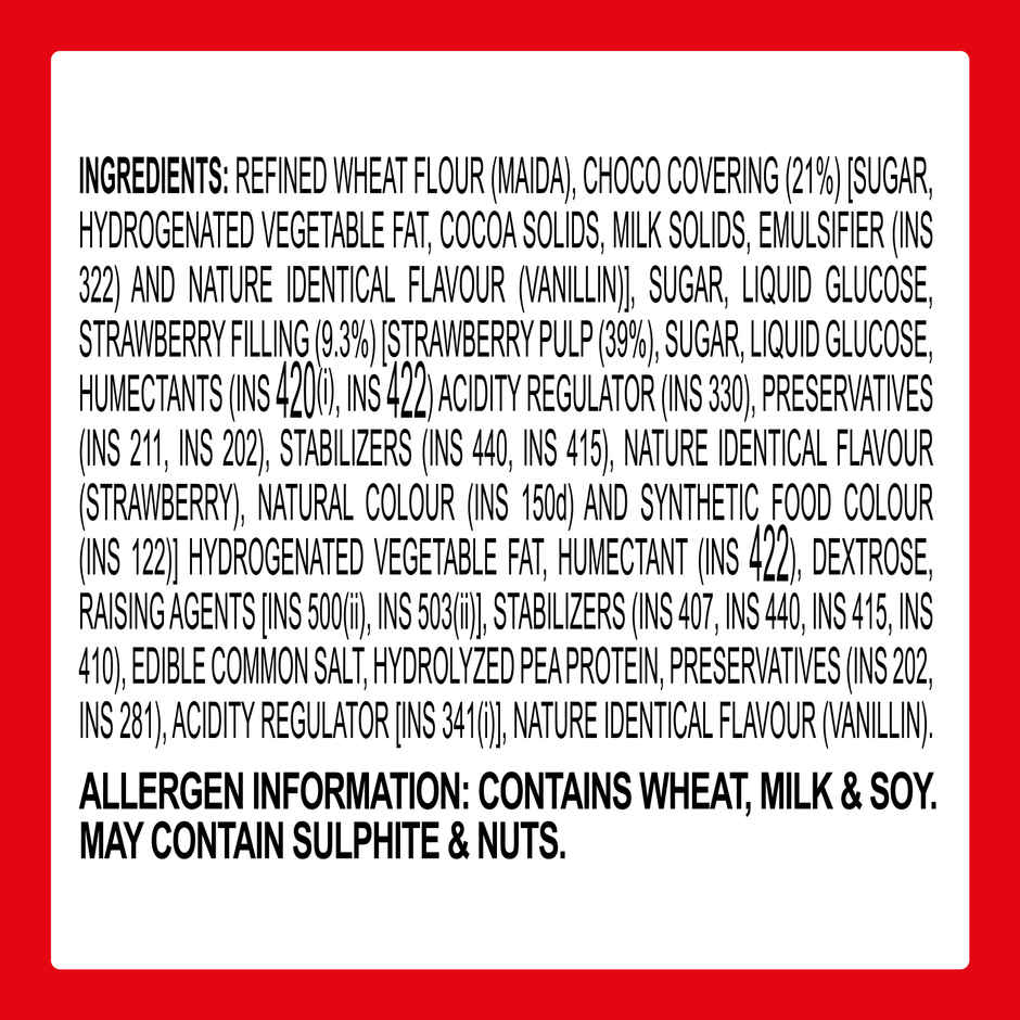 Orion Strawberry Choco Pie | Filled Cake Snack