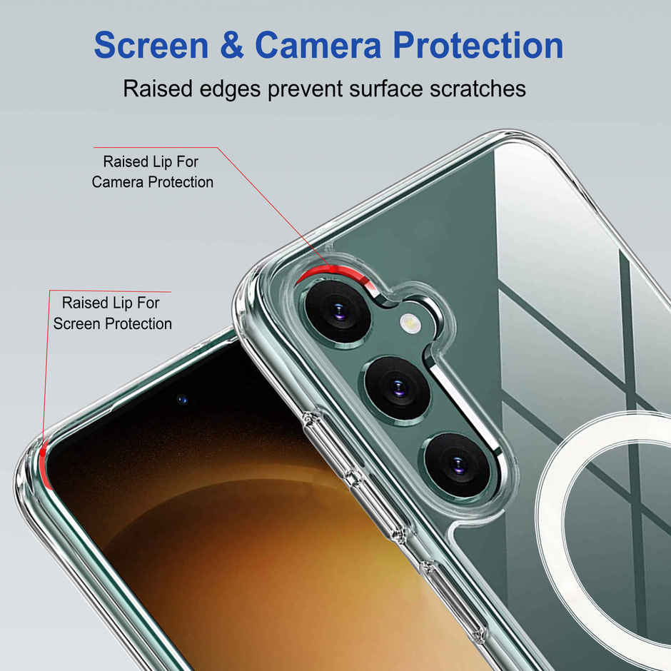 Zapcase Back Cover for Samsung Galaxy A16 5G | MagSafe-Clear