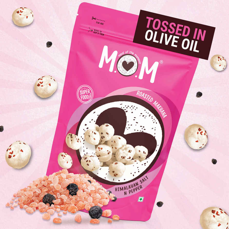 MOM Roasted Makhana Himalayan Salt N Pepper Combo