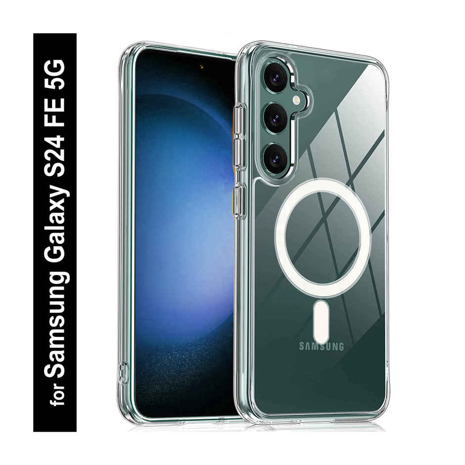 Zapcase Back Cover for Samsung Galaxy S24 FE 5G | MagSafe-Clear