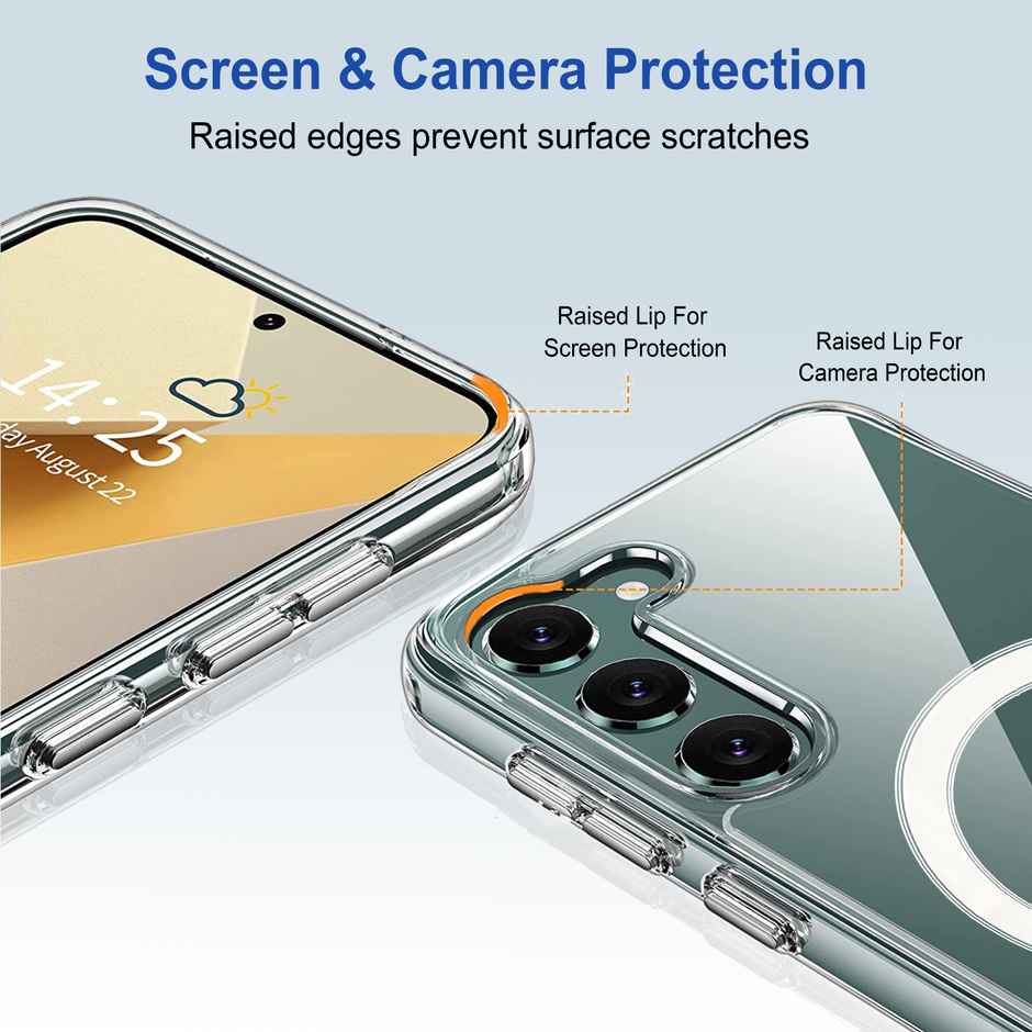 Zapcase Back Cover For Samsung Galaxy S23 5G (MagSafe-Clear)