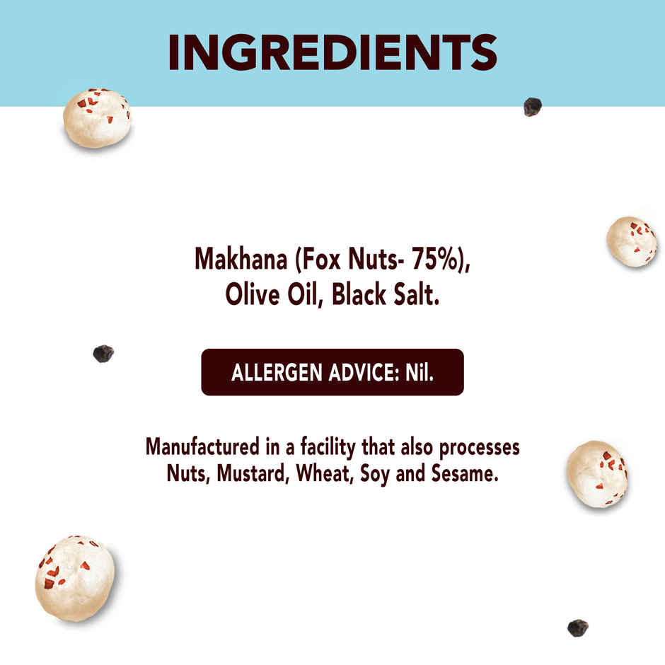MOM Black Salt Roasted Makhana