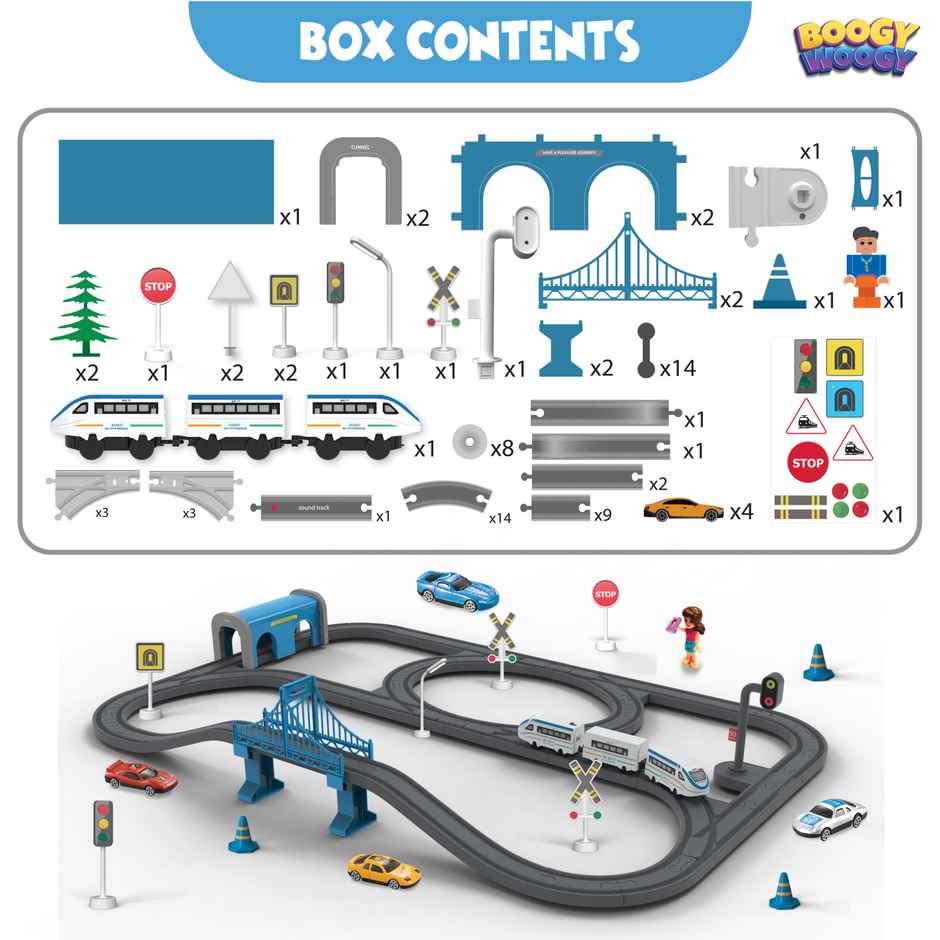 DIY toy Best Seller Indian City Trainset 91 pieces