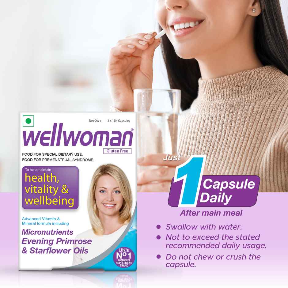 Wellwoman Capsules Help To Maintain Health And Vitality And Overall Wellbeing