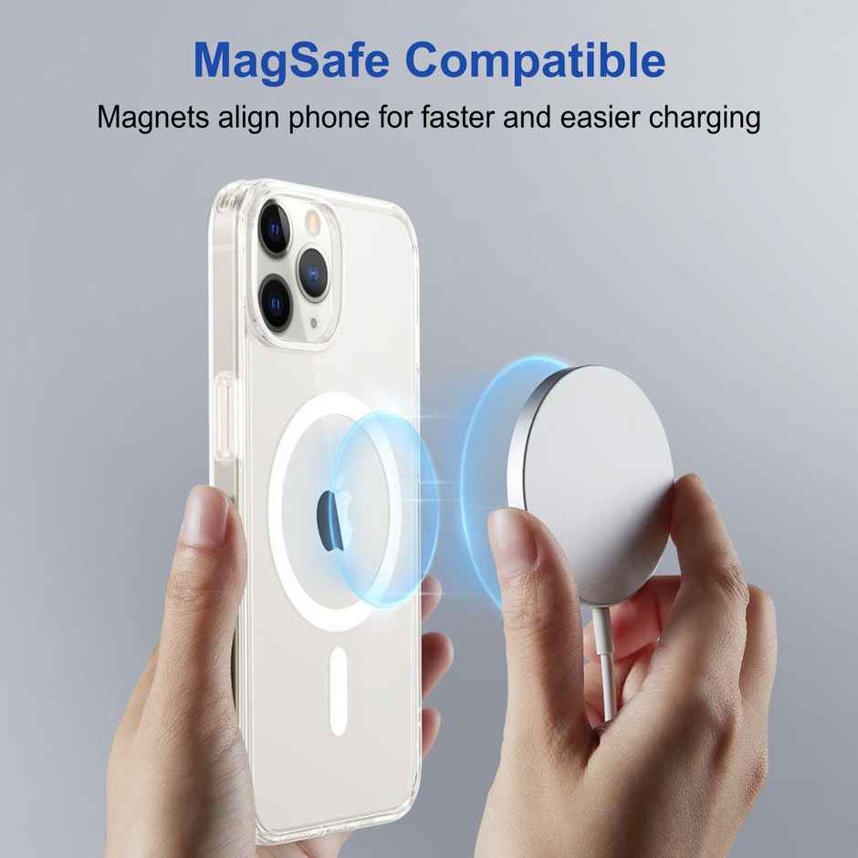 Zapcase Back Cover for Apple iPhone 11 Pro Max | MagSafe-Clear