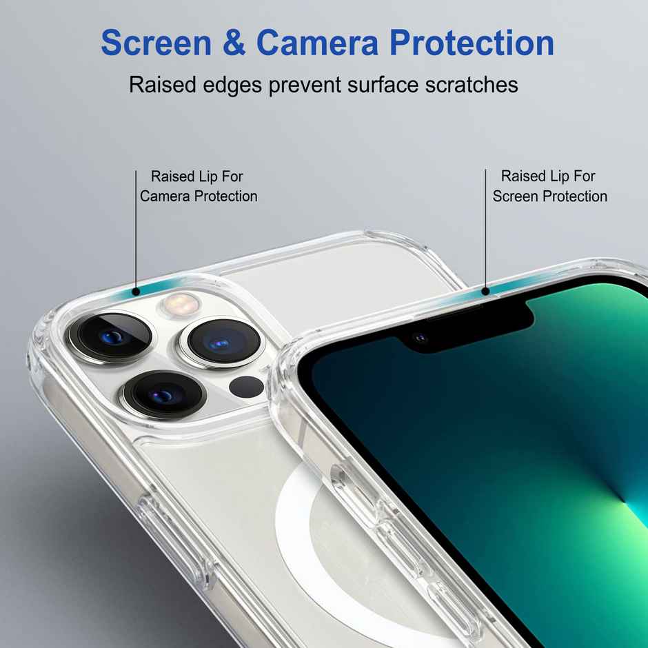 Zapcase Back Cover For Apple Iphone 13 Pro (MagSafe-Clear)