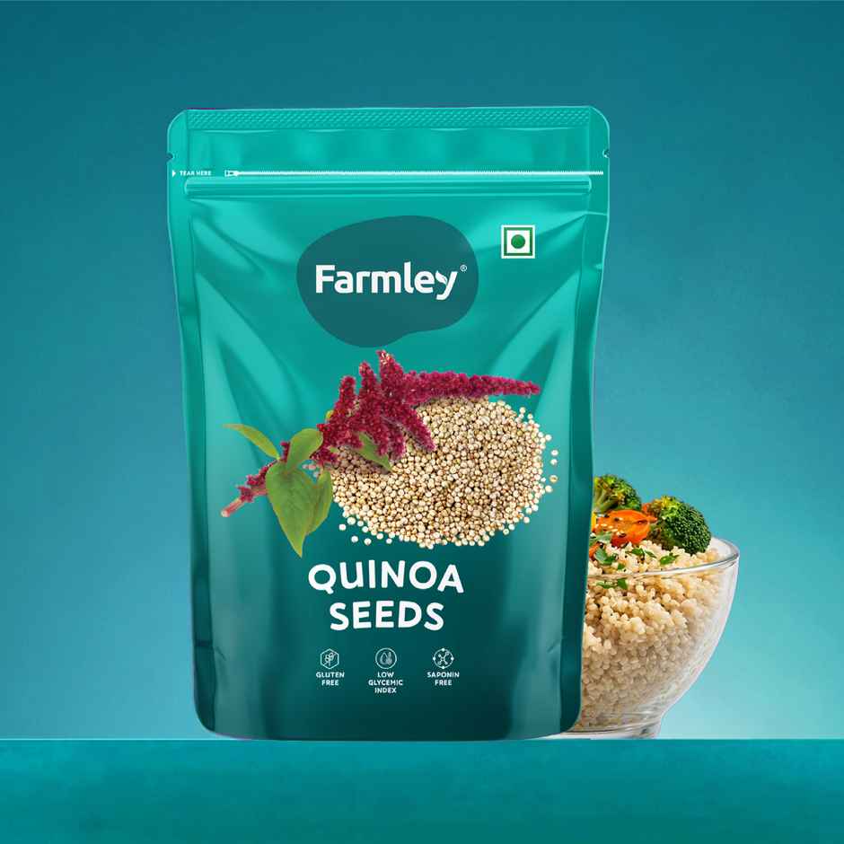 Farmley Natural Quinoa | Diet Food | Gluten Free | High Protein | Ready To Cook Quinoa