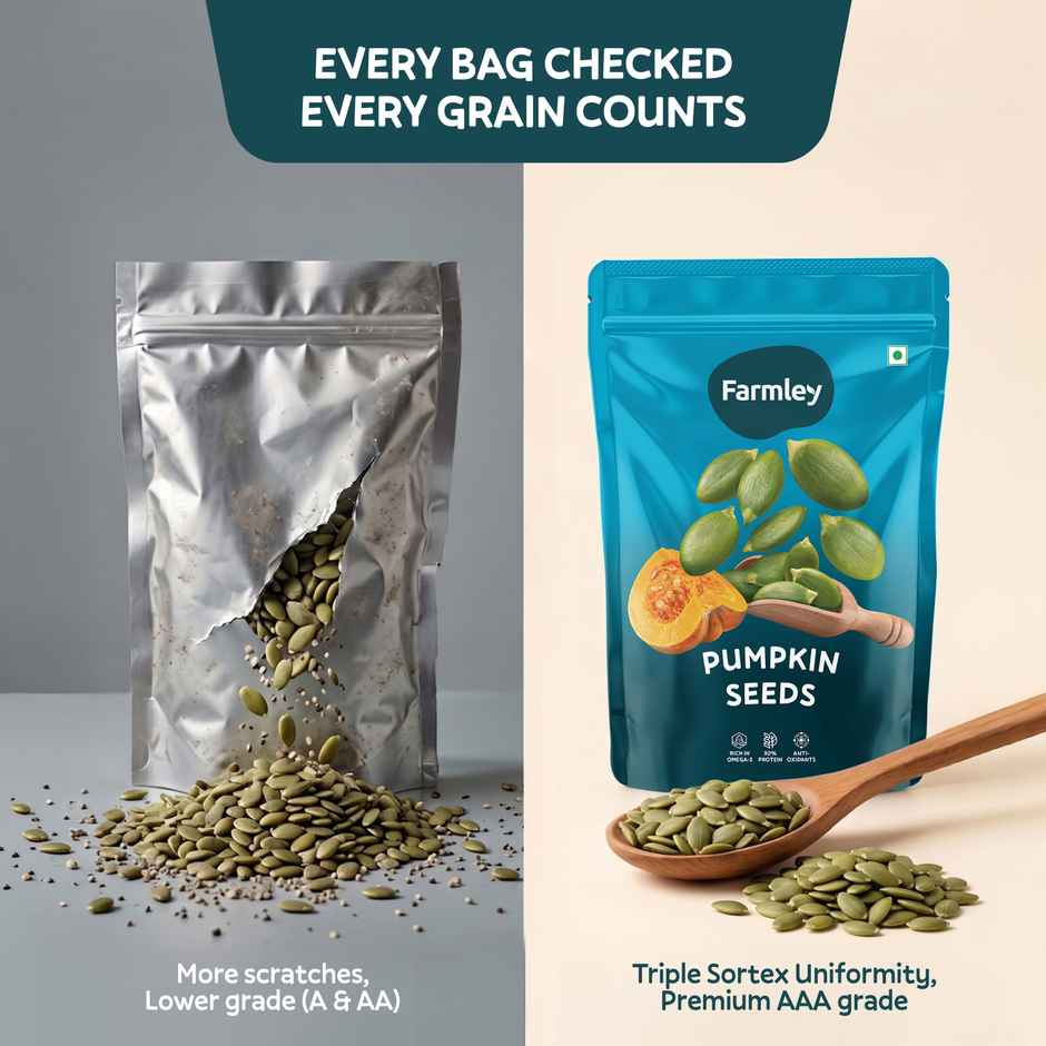 Farmley Premium Pumpkin Seeds AAA Grade