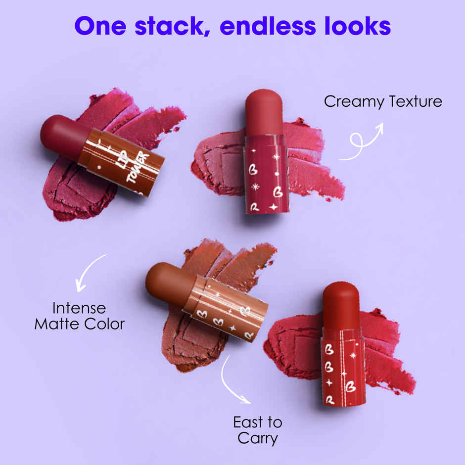 Blue Heaven Glam Ready Beauty Gift Set With Pouch | Lipstick, Eyeliner, Mascara, Perfume, Sunscreen