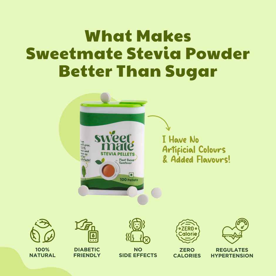Sweetmate 100 Tablets Stevia