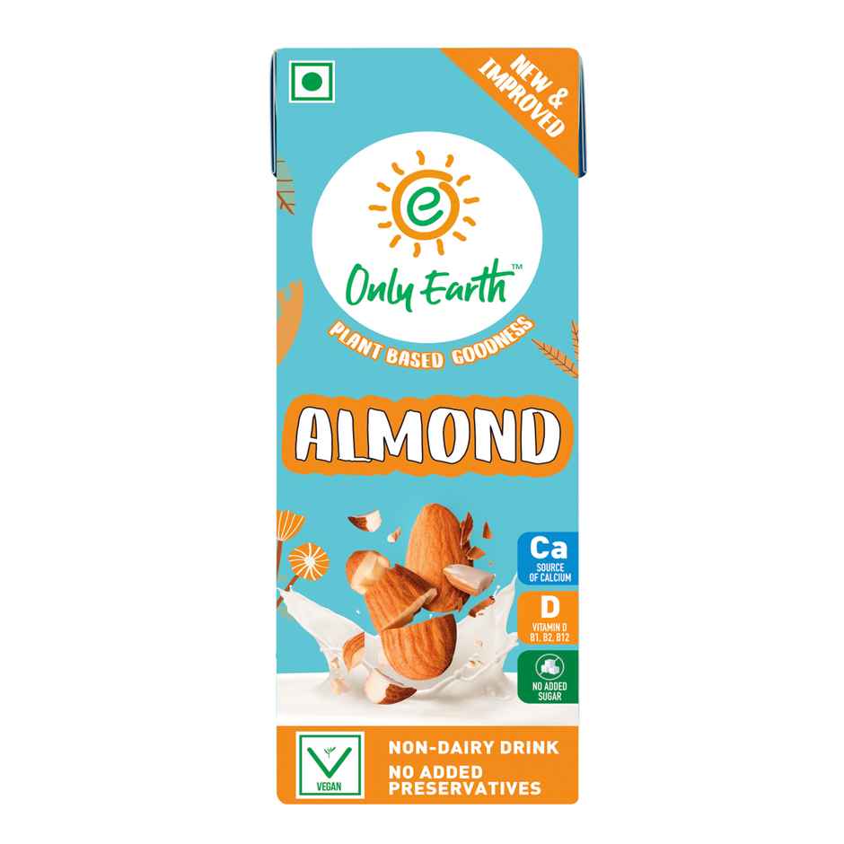 Only Earth Almond Unsweetened Lactose-free Plant Based Drink